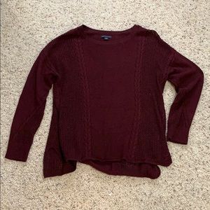 Maroon American eagle sweater